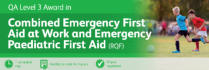 Link to PDF describing Combined Emergency First Aid at Work and Emergency Paediatric First Aid course